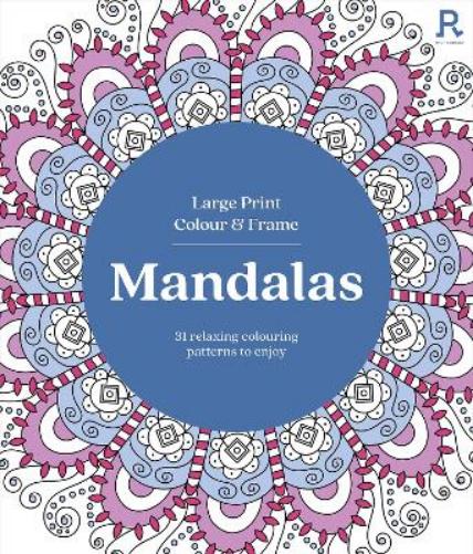 Large Print Colour & Frame - Mandalas