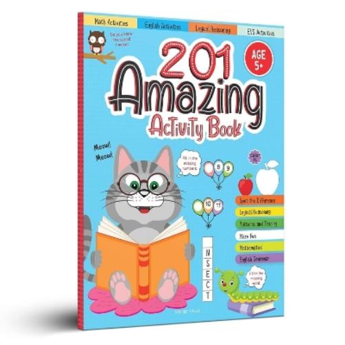 201 Amazing Activity Book - Fun Activities and Puzzles for Children Spot the Difference, Logical Reasoning, Patterns & Tracing
