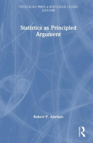 Statistics as Principled Argument