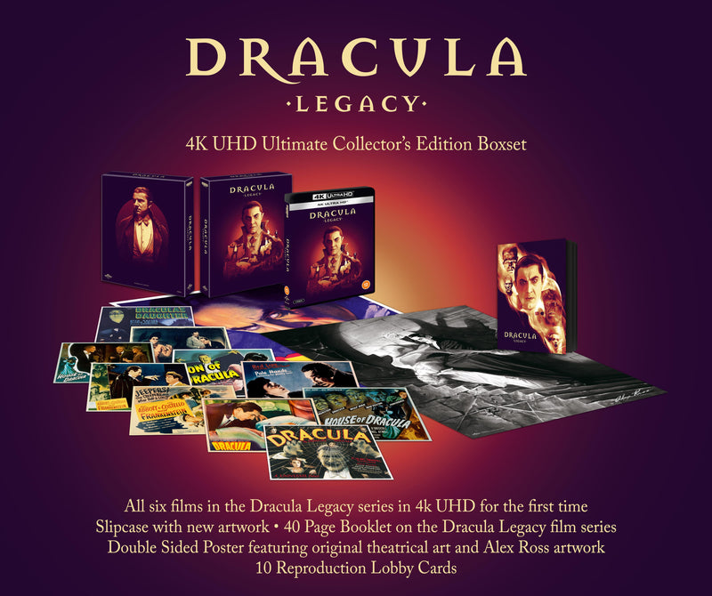 Dracula Legacy 4K UHD Limited Ultimate Collector’s Edition Boxset