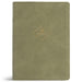 CSB Women's Study Bible, Sage Suedesoft Leathertouch