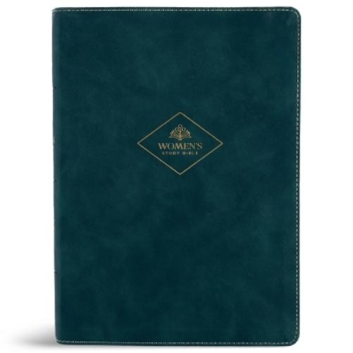 CSB Women's Study Bible, Peacock Leathertouch, Indexed