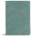 CSB Women's Study Bible, Earthen Teal Suedesoft Leathertouch, Indexed