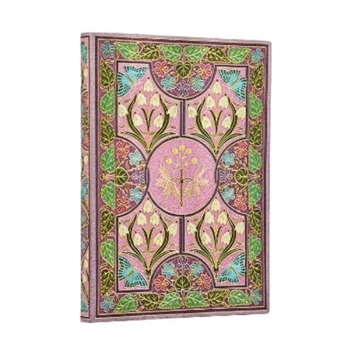 Mimosa (Poetry in Bloom) Midi Unlined Softcover Journal (Elastic Band Closure)
