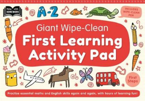 Giant Wipe-Clean First Learning Activity Pad
