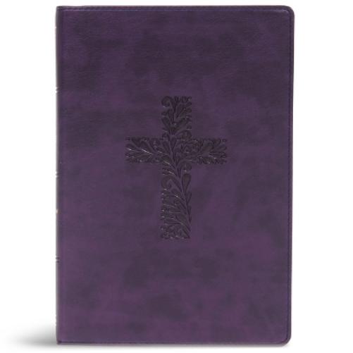 KJV Rainbow Study Bible, Purple LeatherTouch