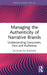 Managing the Authenticity of Narrative Brands