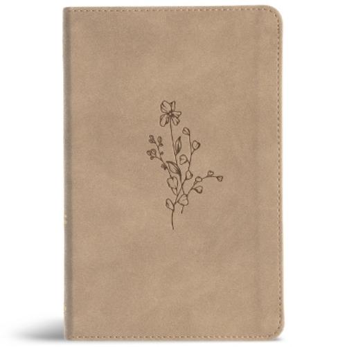CSB Personal Size Bible, Digital Study Edition, Earth Suedesoft Leathertouch