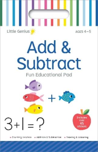 Add & Subtract: Fun Educational Activity Pad with Carry Handle (Little Genius