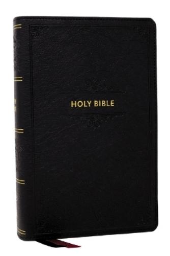 KJV Personal Size Large Print End-of-Verse Reference Bible, Black Leathersoft, Red Letter, Comfort Print (Thumb Indexed)