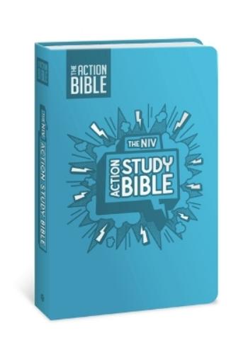 NIV Action Study Bible, Leathersoft, Aqua, Full Color (Action Bible