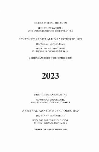 Arbitral Award of 3 October 1899 (Guyana V. Venezuela)