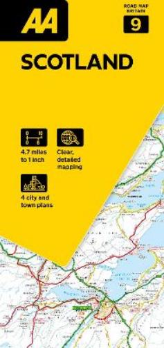 AA Road Map Scotland