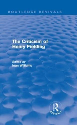 The Criticism of Henry Fielding