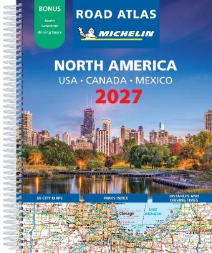USA - Canada - Mexico 2027 Road Atlas (A4-Spiral)