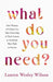 What Do You Need?