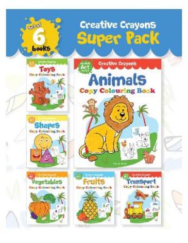 Colouring Books Super Boxset (Creative Crayons