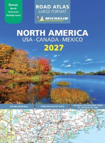 USA - Canada - Mexico 2027 Atlas (Large Format A3-Paperback)