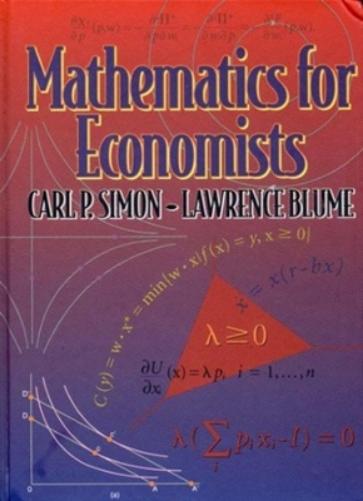 Mathematics for Economists
