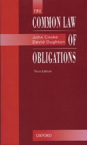 The Common Law of Obligations