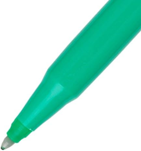 Pentel R50 Bolígrafo Verde Barril Base de Agua 0.8mm Punta 0.4mm Line Azul Ref R50-C