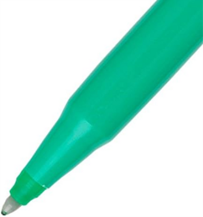 Pentel R50 Bolígrafo Verde Barril Base de Agua 0.8mm Punta 0.4mm Line Azul Ref R50-C