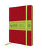 Ruby Red & Sage Green Artisan Paperback Notebook
