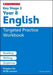 KS3 Year 8 English Targeted Practice Workbook with answers.