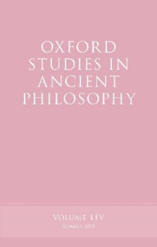 Oxford Studies in Ancient Philosophy, Volume 54