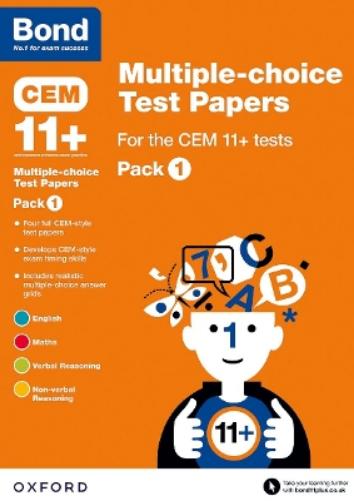 Bond 11+: Multiple-choice Test Papers for the CEM 11+ Tests Pack 1