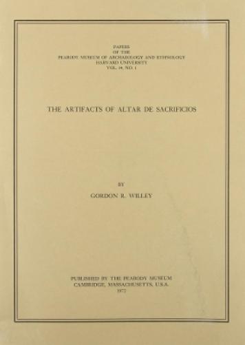 The Artifacts of Altar de Sacrificios