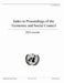 Index to Proceedings of the Economic and Social Council 2024