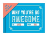 Knock Knock Why You're So Awesome Book Fill in the Love Fill-in-the-Blank Book & Gift Journal