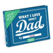 Knock Knock What I Love about Dad Book Fill in the Love Fill-in-the-Blank Book & Gift Journal