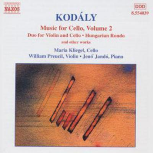 Kobaly: Music for Cello, Volume 2
