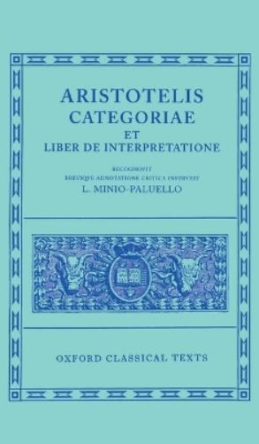 Aristotle Categoriae et Liber de Interpretatione