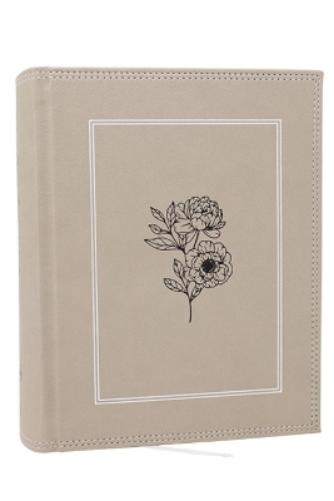NKJV, Journal the Word Bible: Reflect, Journal or Create Art Next to Your Favorite Verses (Stone Leathersoft over board, Red Letter, Comfort Print)