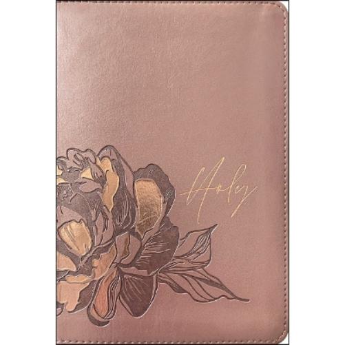 NLT Compact Giant Print Bible, Filament Edition, Rose