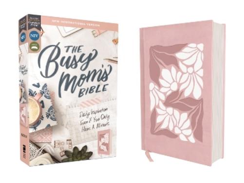 NIV, The Busy Mom's Bible, Leathersoft over Board, Pink, Red Letter, Comfort Print