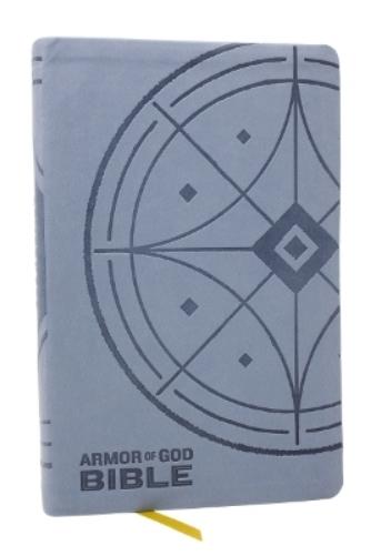 NKJV Armor of God Bible, Blue/Gray Leathersoft (Children’s Bible, Red Letter, Comfort Print, Holy Bible): New King James Version