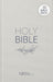 NRSVue Holy Bible, Pale Grey Hardback, Olive Illustration, British Text, NRSVue New Revised Standard Version Updated Edition, Hardback, Personal size - Pack of 10