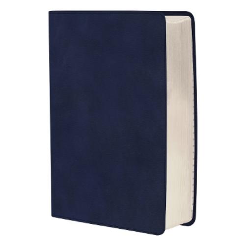 CSB Single-Column Personal Size Bible, Navy LeatherTouch