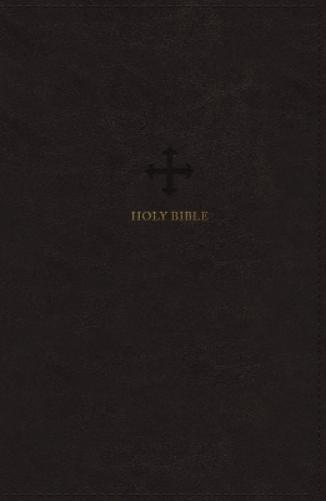 NRSV Large Print Standard Catholic Bible, Black Leathersoft (Comfort Print, Holy Bible, Complete Catholic Bible, NRSV CE)