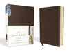 NIV, Journal the Word Bible (Perfect for Note-Taking), Leathersoft, Brown, Red Letter, Comfort Print
