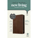 NLT Thinline Reference Zipper Bible, Filament Enabled (Leatherlike, Atlas Rustic Brown, Red Letter)