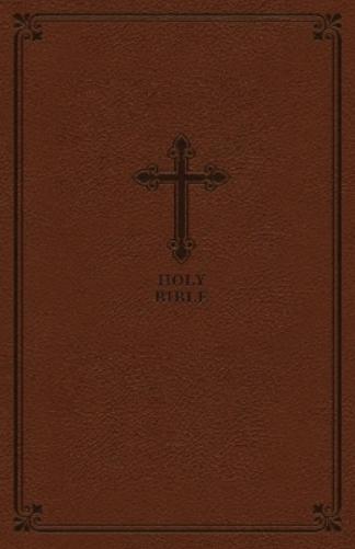 KJV Holy Bible: Value Compact Thinline, Brown Leathersoft, Red Letter, Comfort Print: King James Version