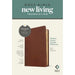 NLT Thinline Center-Column Reference Bible, Filament-Enabled Edition (Leatherlike, Rustic Brown, Red Letter)