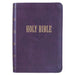 KJV Large Print Compact Purple Red Letters