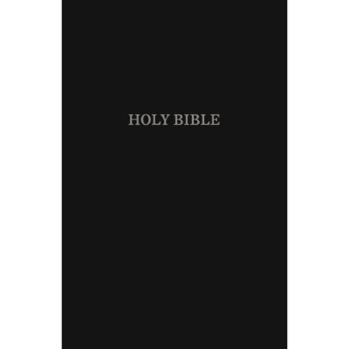 KJV, Pew Bible, Hardcover, Black, Red Letter, Comfort Print