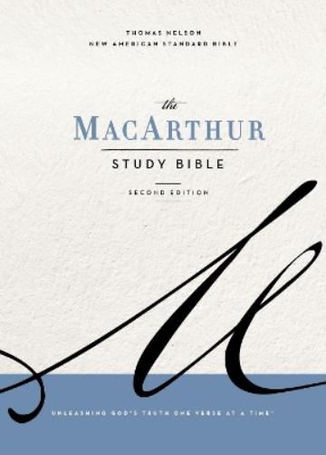 NASB, MacArthur Study Bible, Gray Hardcover, 1995 Text, Comfort Print